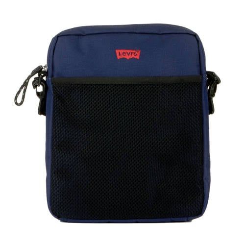 Levi's schoudertas met logo donkerblauw
