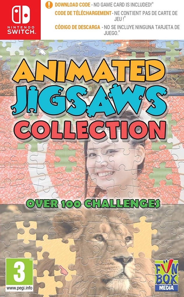 Funbox animated jigsaws collection (code in a box) Nintendo Switch