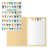 DOHE Vaderdagkaarten (6 stuks) – felicitatie voor vaders en bedankjes, inclusief papieren envelop, afmetingen 11,5 x 17 cm, wenskaarten – Garland