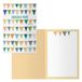 DOHE Vaderdagkaarten (6 stuks) – felicitatie voor vaders en bedankjes, inclusief papieren envelop, afmetingen 11,5 x 17 cm, wenskaarten – Garland