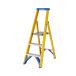 Little Jumbo Werner Platform Trap - Enkel - Fiberglas - 1 X 3 Treden - Max. Werkhoogte 2,5m