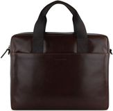 bugatti Business tas Schoudertas met laptopvak Romano Briefcase Brown Donkerbruin