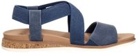 Skechers Bobs Desert Kiss Low Sandalen Plat - Blauw - Maat 40