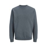 JACK & JONES ESSENTIALS relaxed fit sweater - zwart/turbulence (set van 2)