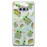 ERT GROUP mobiel telefoonhoesje voor Samsung S10e origineel en officieel erkend Star Wars patroon Baby Yoda 006