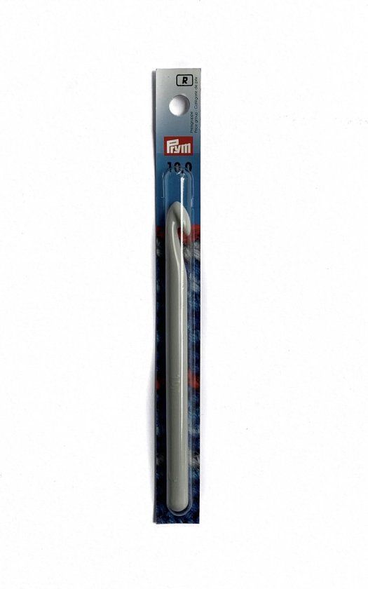 Prym Wolhaaknaald kunststof grijs 14 cm 10,00 mm