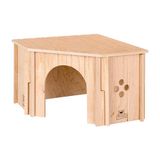 Ferplast Houten Hoekhuis voor Konijnen, Cavia’s & Hamsters SIN CORNER