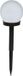 Garden Of Eden Lampe de jardin solaire à LED avec piquet – Forme de sphère – Ø10 cm – Blanc froid