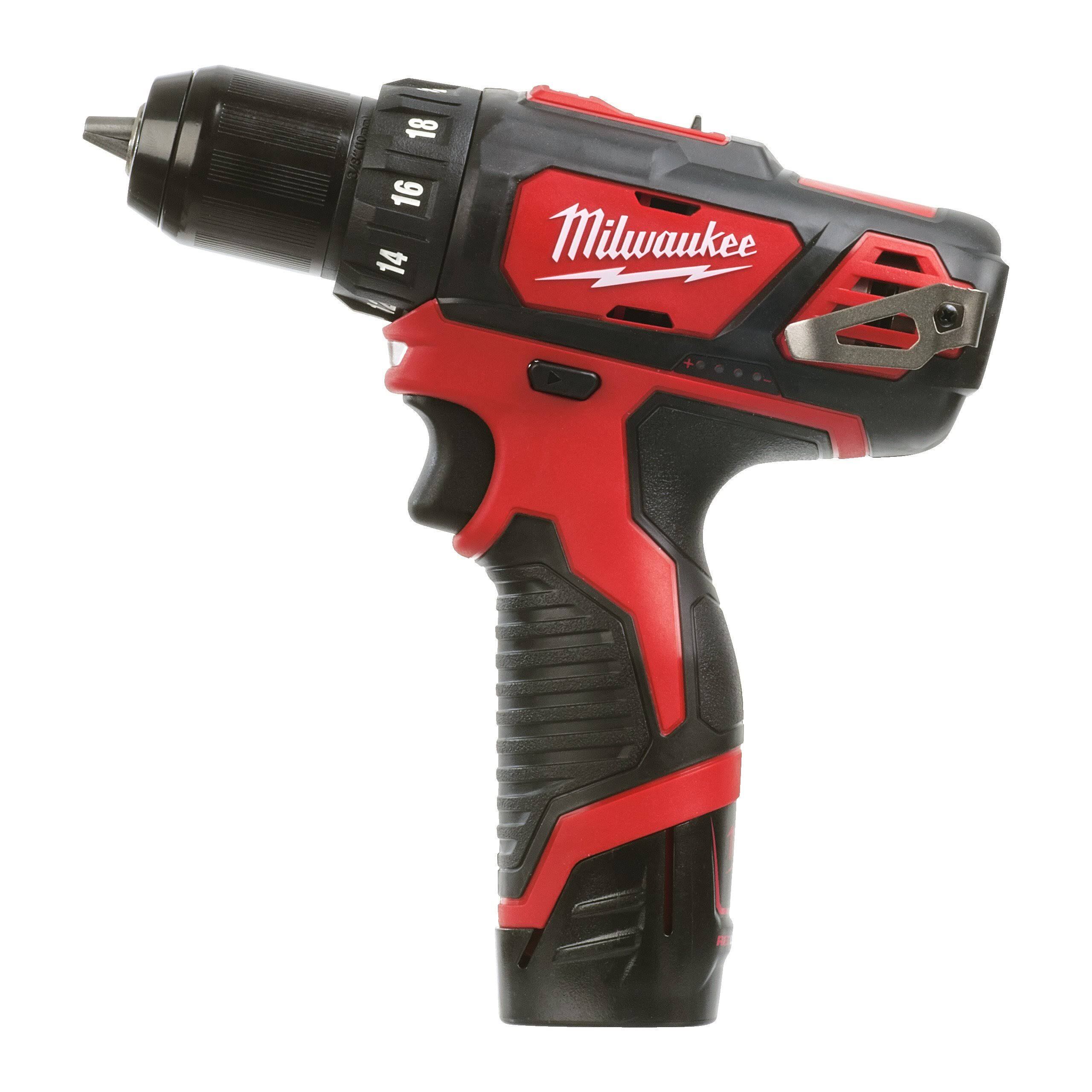 Milwaukee M12BDD-202C Accu Boorschroefmachine 12V 2,0Ah