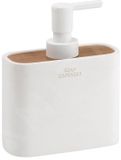Gedy Ninfea Zeepdispenser, Kunststof, Wit, Modern, Hangend aan de muur