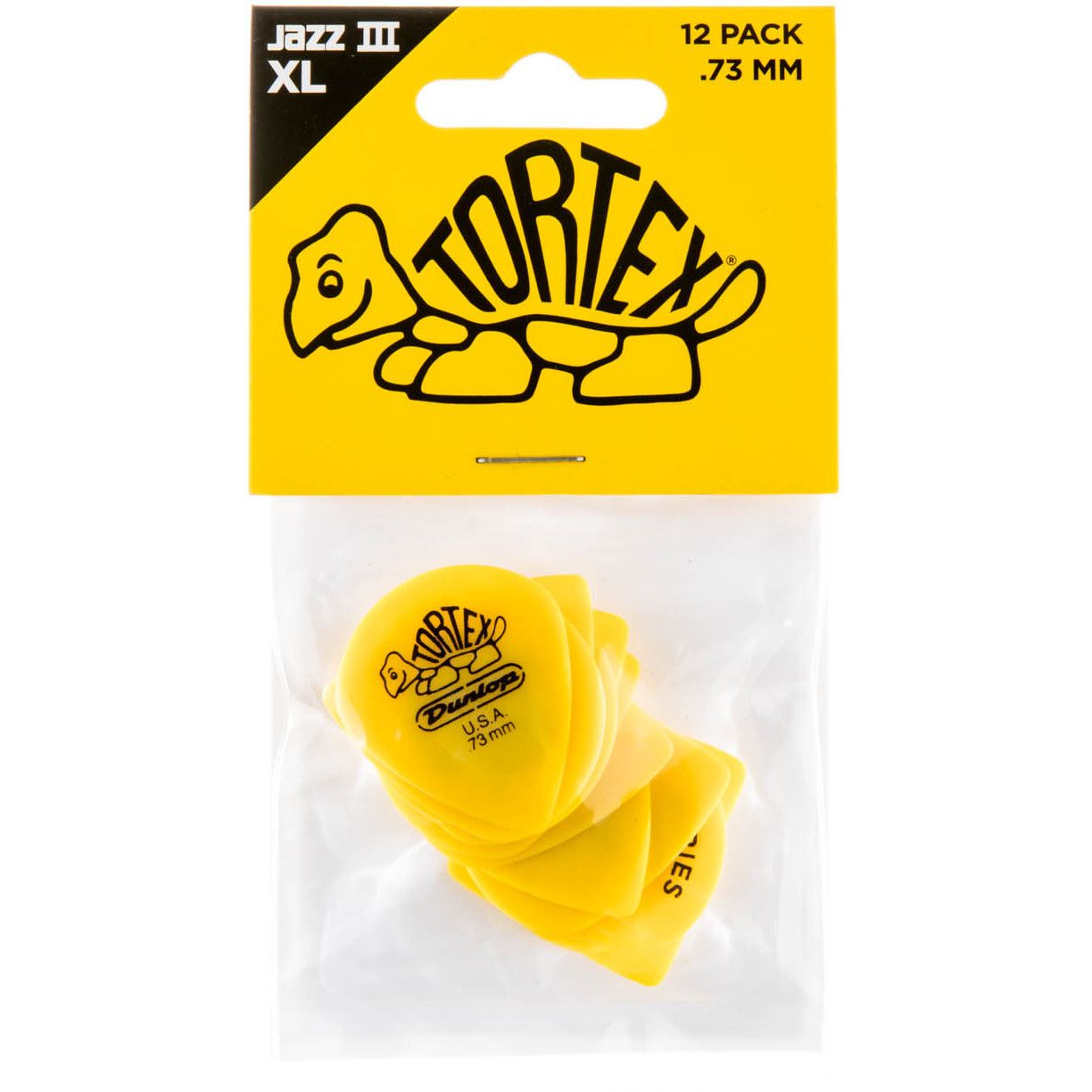 Dunlop 498P73 Tortex Jazz XL Player's Pack - 12 stuks