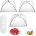 BeiJingLiangPinJiaZuoKeJiWenHuaFaZhanYouXianGongSi Couvercle pliable pour nourriture - Lot de 3