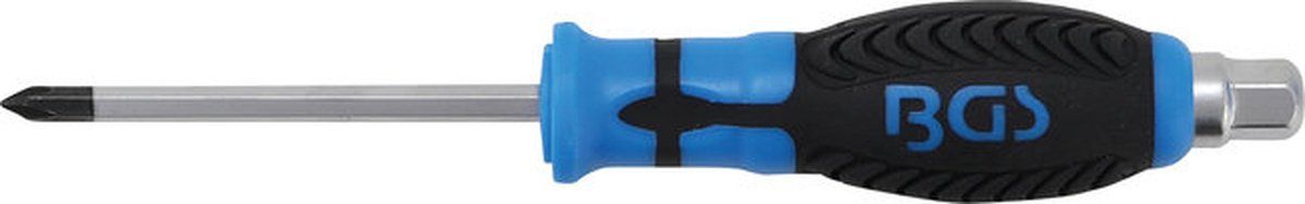 BGS Schroevendraaier met zeskantprofiel kruiskop PH1 x 75 mm