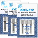 Schmetz Universele Naaimachine Naalden - Maat 80/12-3 Kaarten - 30 Naalden