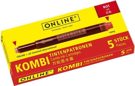 ONLINE Inktpatroon Kombi 5st Rood