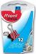 Maped foldbackclip Rood/Zilver Staal