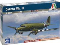 Italeri Dakota Mk.III 1:72 Montagekit Vliegtuig met vaste vleugels