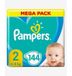 Pampers Baby Dry Maat 2 Mega Pack 144 Stuks 4-8 KG