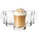 Glasmark KROSNO 1992 Koffieglas Koffie Glas Met Handvat Thee 200 ml Robuust Vaatwasserbestendig Hoogglans Transparant
