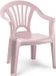 Plasticforte Kinderstoel - Kunststof - Oudroze - 35 x 28 x 50 cm