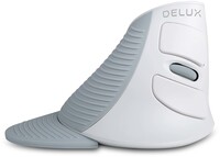 Delux Wow Grip Mouse draadloos rechtshandig - wit