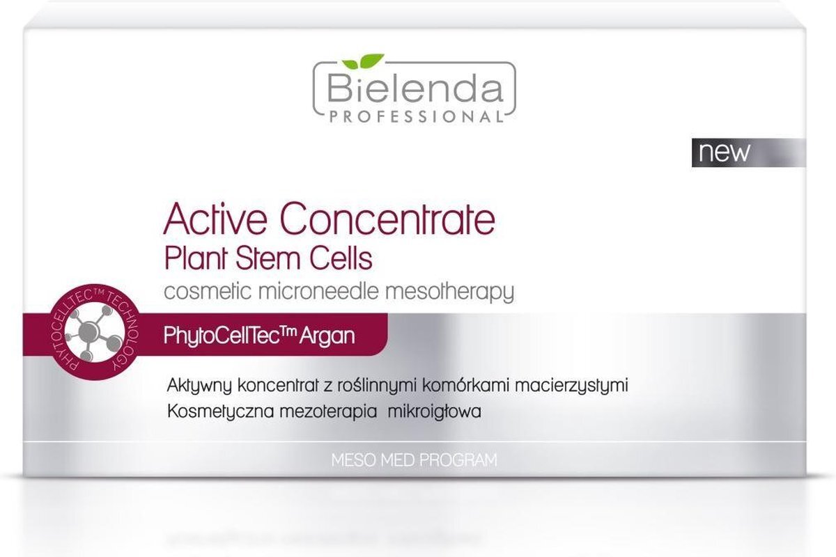 Bielenda Professional Bielenda Professional_active Concentrate Aktywny Koncentrat Z Ro?linnymi Komi?1/2rkami Macierzystymi 10x3ml