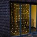 Merkloos Ijspegelverlichting - 2x - 120 LED lampjes - Warm Wit - 100 x 200 cm