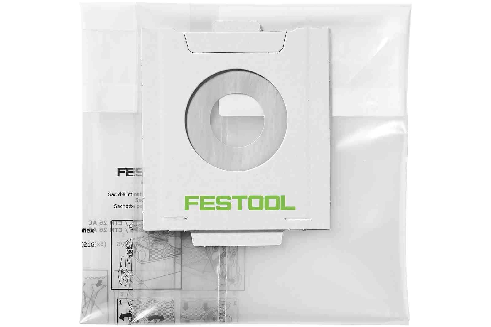 Festool ENS-CT 36 AC/5 - Stofzuiger accessoires - wit