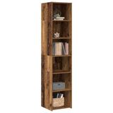 vidaXL Dressoir Oud hout 40 x 41 x 185 cm Bewerkt hout