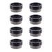 WAGNER QuickClick® Viltglijders Meubelglijders Stoelglijders vervanging I set van 8 vervangingsglijders verwisselbaar - wolvilt ULTRASOFT SLIM - Ø 17 mm - voor base Ø 17 mm -Made in Germany- 15816100