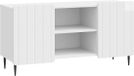 vidaXL TV Kast 102 x 34,5 x 52 cm Hoogglans Wit Bewerkt hout