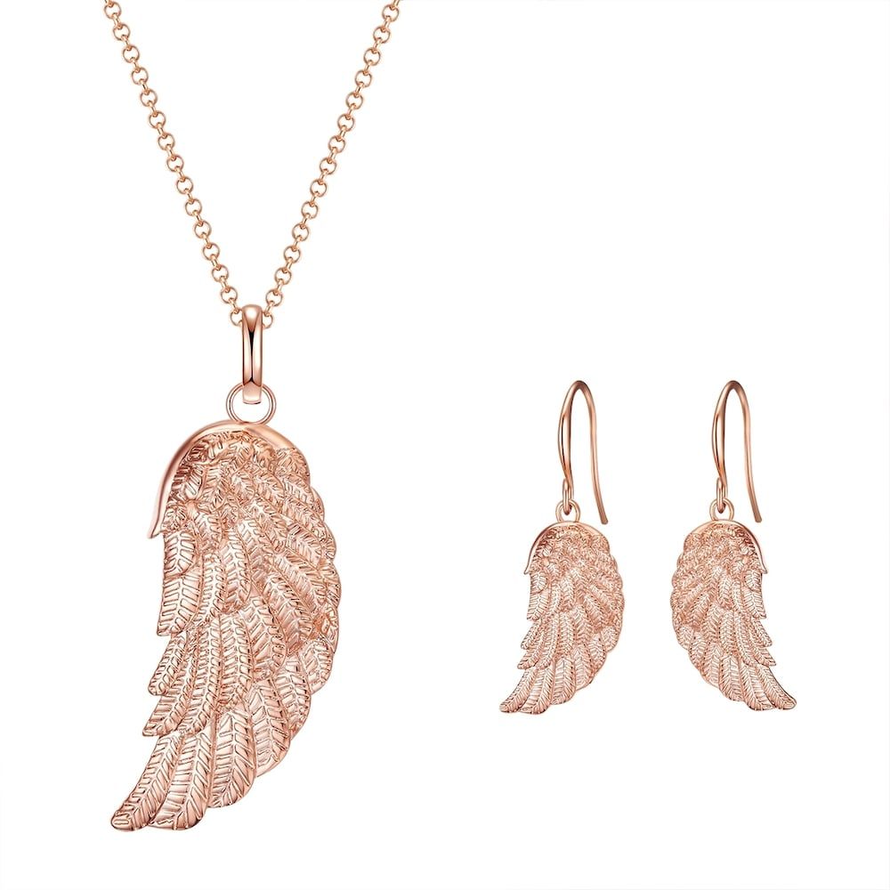Rafaela Donata Set - Engelvleugels - Roségoud - Sieraden set - Dames