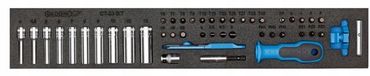Gedore 1/4" boîte à douilles 1500 CTD-20 BIT - 45 pièces