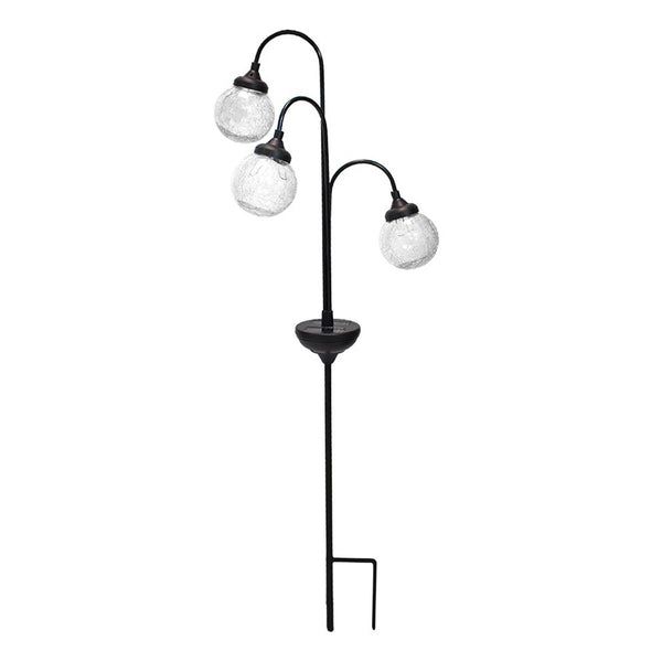 Lumisky Tree Ball - Solar Staande Led Buitenlamp - Prikspot - Zwart/Wit
