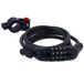 esKapad Fietsslot, spiraalbinding, 4-cijferige code, diameter = 8 mm/1,5 m + houder