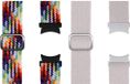 WRISTR Smartwatch-Armband (2-tlg. Set) Flex Loop lichtgrijs-blauw
