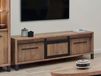 ALCANTARA Meuble TV-HiFi ALCANTARA 3 portes old teck