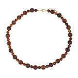 By Jam Gioielli Jam Gioielli kralenketting donkerbruin