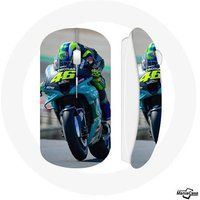 Valentino Rossi Motorfiets Draadloze Muis Blauw Maniacase
