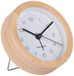 Karlsson Wekker Neat Round - Bamboe - Ø10cm