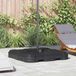 Maison Exclusive - Base pour parasol autoportant, capacité de charge 110 kg, noir
