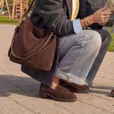 Tamaris Instappers bruin Suede - Dames - Maat 36