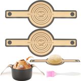 Shenzhen Haorui Industrial Technology Co., Ltd. lot de 2 tapis de cuisson en silicone pour Dutch Oven