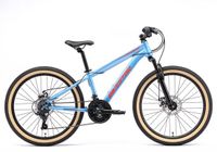 Bikestar MTB staal 21speed 24inch blauw