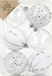 Inge-glas Inge Christmas Goodz luxe kerstballen - 12x - 8 cm - kunststof - zilver/wit