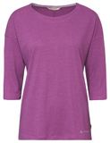 VAUDE Neyland 3/4 T-shirt Dames Magenta Polyester/Lyocell Ronde Hals Wijd 46