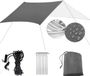 Tarp de camping Tarp de pluie PU 3000 - léger portable protection UV ripstop imperméable - randonnée activités de plein air Tarp tente