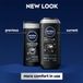 NIVEA Men Douchegel Active Clean - 3 x 250 ml - Voordeelverpakking