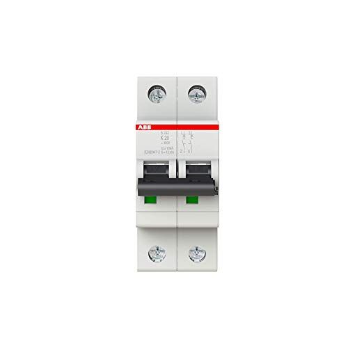 ABB S202-K20 Miniatuur Stroomonderbreker - 2-polig - 20A