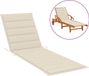 vidaXL Ligbedkussen 200x50x3cm Oxford stof crèmekleurig